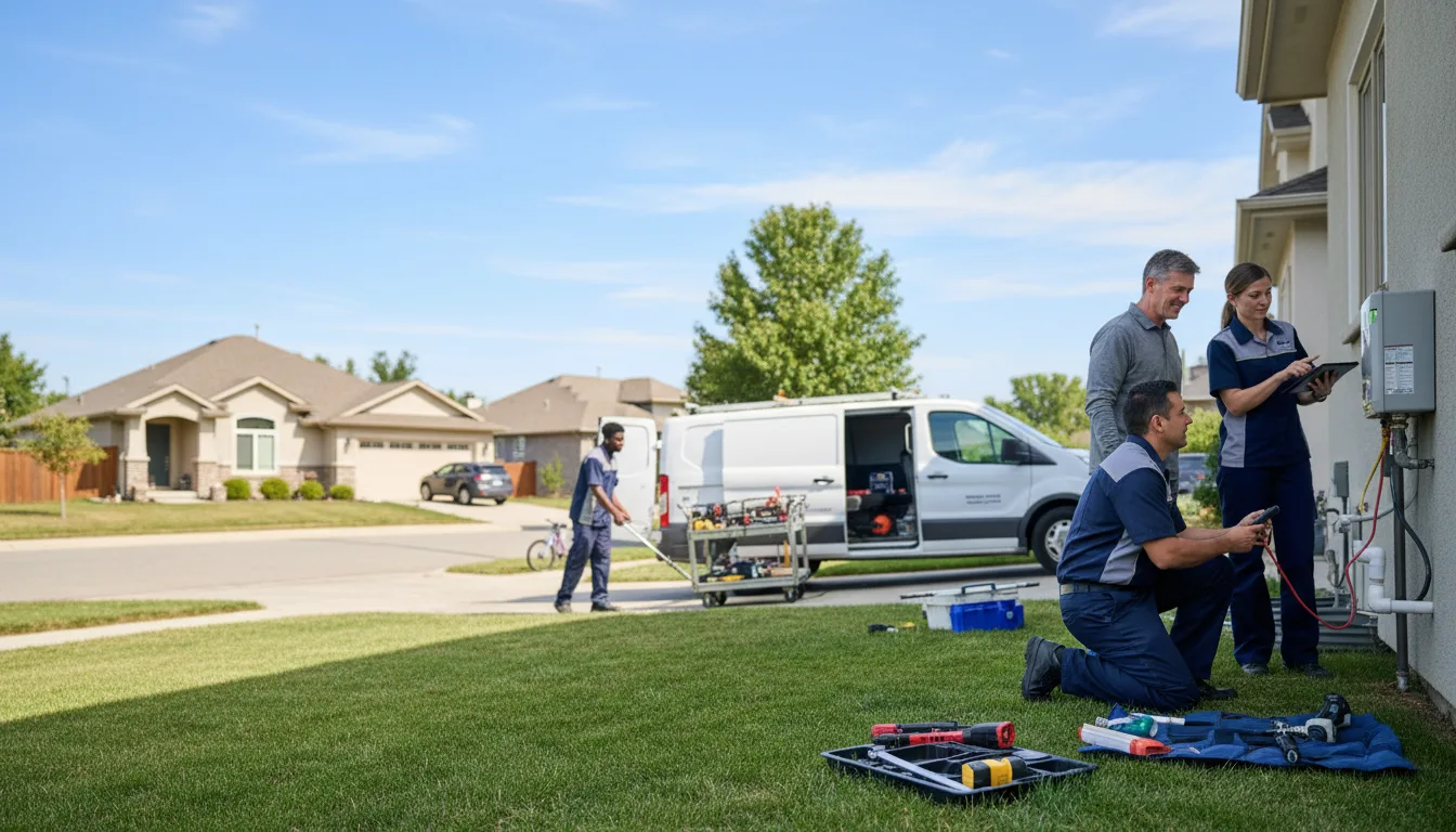 Tankless water heater service in Leming, TX